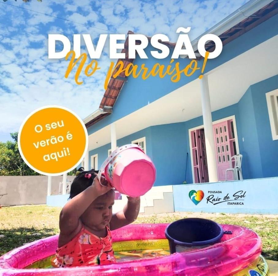Pousada Raio De Sol - Ilha De Itaparica- Catu A 150 M Da Praia Экстерьер фото